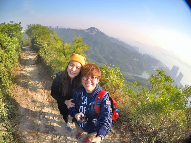 香港 行山 盧吉道 山頂 觀景台 西高山 風景 天梯